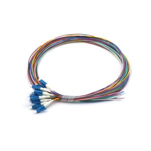 12Core LC/UPC SingleMode Multi - barvne vlakne optične pigtails
